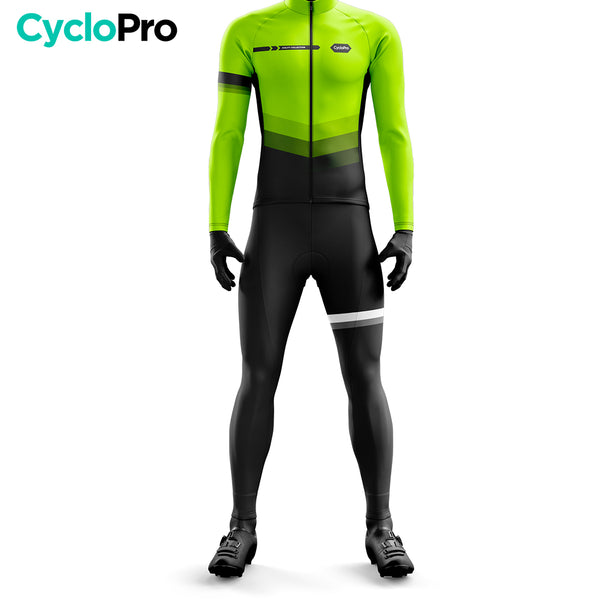 Roupa de ciclismo de inverno amarelo Fluo - Agilidade