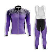 TENUE CYCLISTE AUTOMNE HOMME VIOLET - DIMENSION+ tenue cyclisme homme CycloPro XS 