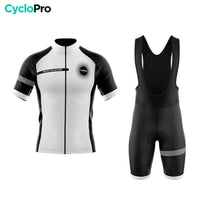 Roupa de ciclismo de verão branco - coleção Eklïps - Destockage