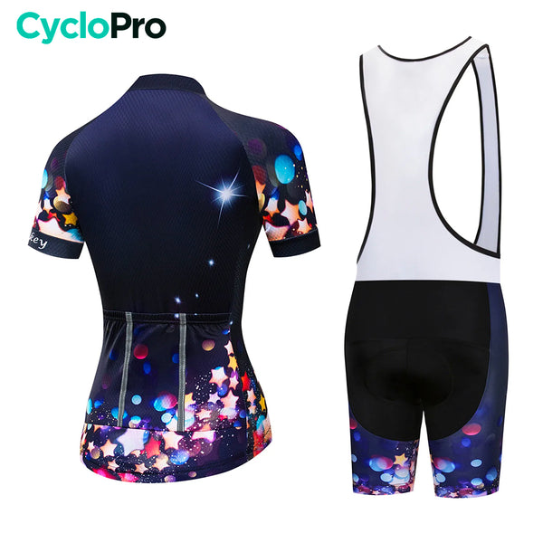 tenue cycliste femme star dos