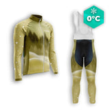 TENUE CYCLISTE HIVER HOMME JAUNE - SNOW+ tenue cyclisme homme CycloPro XS 