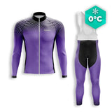 TENUE CYCLISTE HIVER HOMME VIOLET - DIMENSION+ tenue cyclisme homme CycloPro XS 