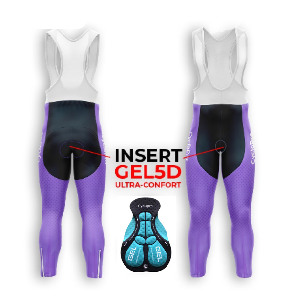 Roupa de ciclismo de inverno Violet - Speed+