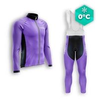 TENUE CYCLISTE HIVER HOMME VIOLET - SPEED+ tenue cyclisme homme CycloPro XS 