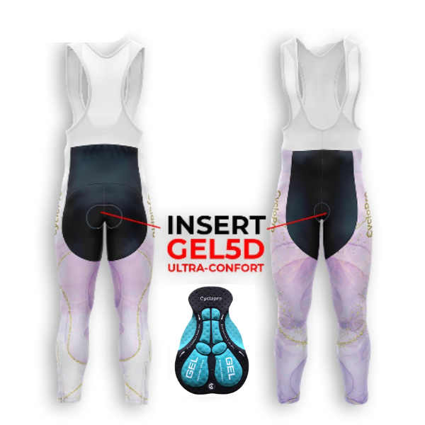 Roupa de ciclismo de inverno Violet - Hue+
