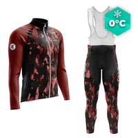 TENUE CYCLISTE HIVER ROUGE - COMMANDEUR tenue de cyclisme CycloPro XS 