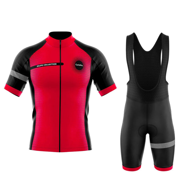 tenue cycliste ete eklips rouge
