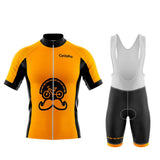 Roupa de ciclismo laranja - flor de idade