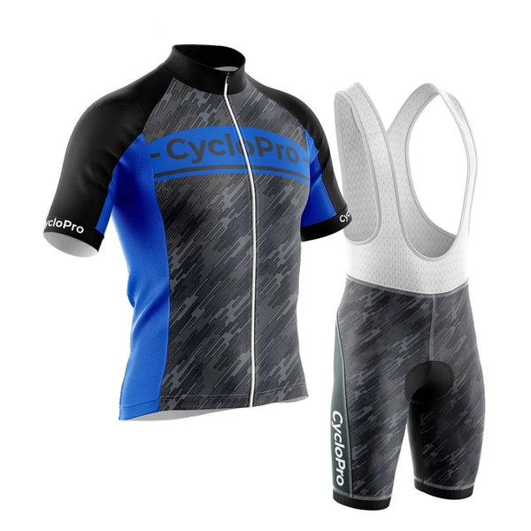 tenue cycliste ete wind  bleu