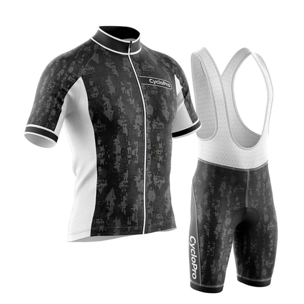 tenue cycliste ete pixel -gris
