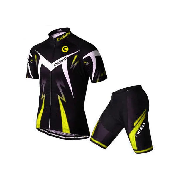 Tenue de Cycliste Route - Confort max Tenue de cyclisme été GT-Cycle Outdoor Store Jaune - Sans bretelles S 