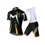 Tenue de Cycliste Route - Confort max Tenue de cyclisme été GT-Cycle Outdoor Store Orange - Bretelles S 