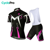 Tenue de Cycliste Route - Confort max Tenue de cyclisme été GT-Cycle Outdoor Store Rose - Bretelles S 