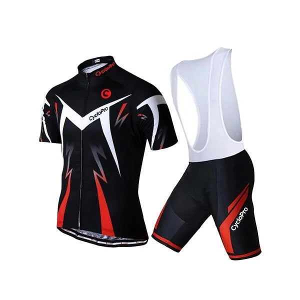 Tenue de Cycliste Route - Confort max Tenue de cyclisme été GT-Cycle Outdoor Store Rouge - Bretelles S 