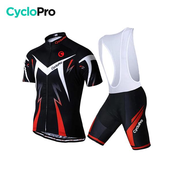 Tenue de Cycliste Route - Confort max Tenue de cyclisme été GT-Cycle Outdoor Store Rouge - Bretelles S 