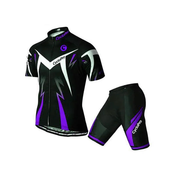 Tenue de Cycliste Route - Confort max Tenue de cyclisme été GT-Cycle Outdoor Store Violet - Sans bretelles S 