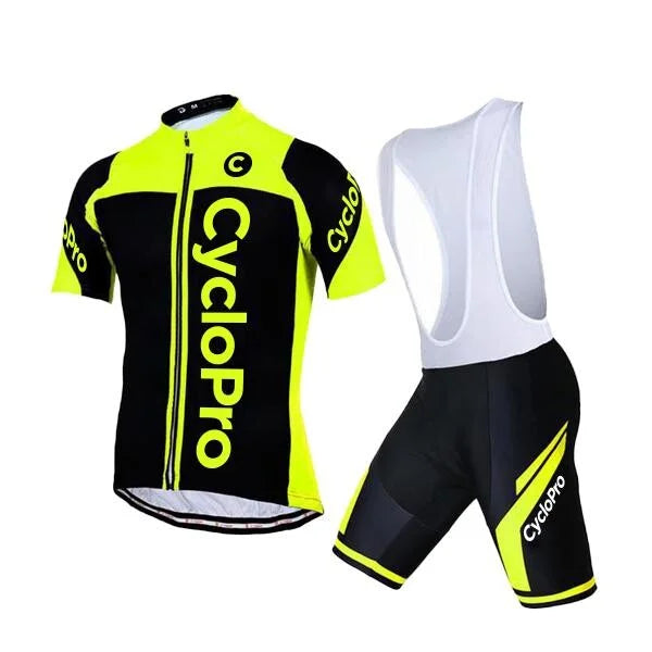 Tenue De Cycliste Route - Flash+ Tenue de cyclisme été GT-Cycle Outdoor Store Jaune / noir 3XL 