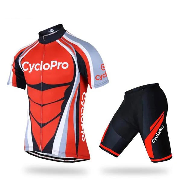 TENUE DE CYCLISTE ROUTE ORANGE - SHAPE+ Tenue de cyclisme été CycloPro Sans S 