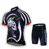 TENUE DE CYCLISTE ROUTE - SKULL RIDER Tenue de cyclisme été CycloPro Sans 3XL 