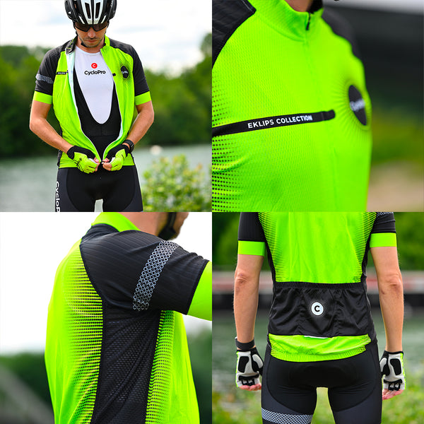 Roupa de ciclismo de verão verde - coleção Eklïps