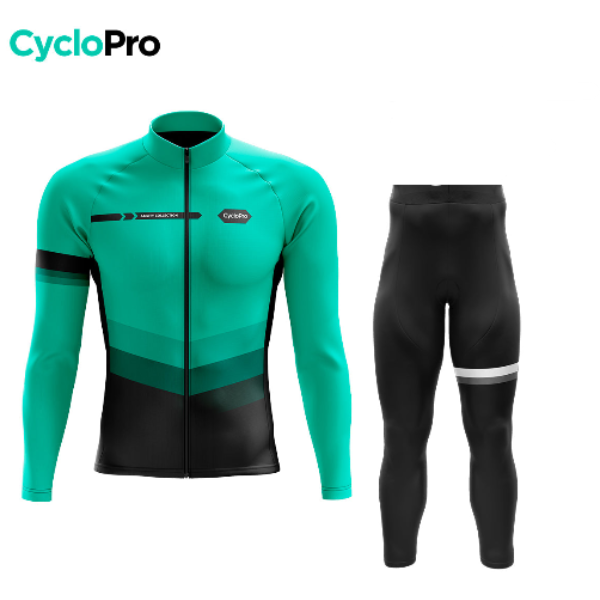 Roupa de ciclismo de inverno turquesa - Agilidade