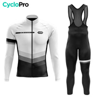 Roupa de ciclismo de inverno branco - Agilidade - Destockage