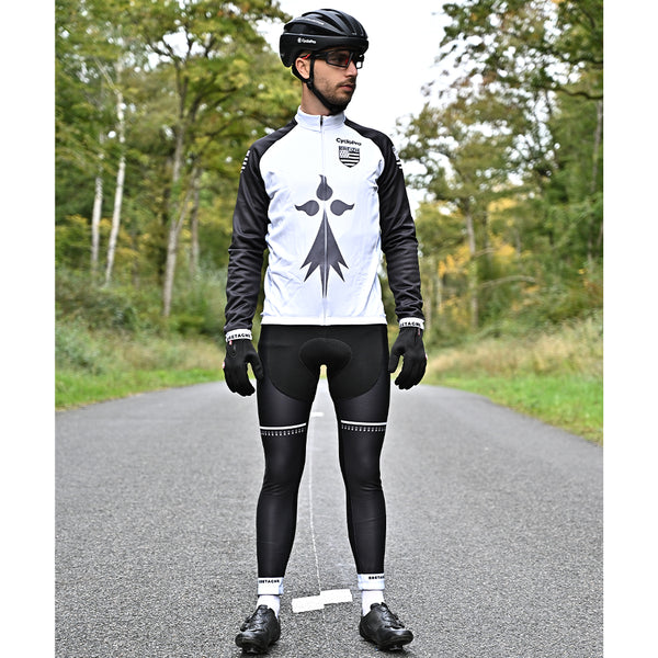 Jersey de ciclismo longa - inverno - Brittany