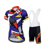 TENUE VÉLO DE ROUTE MOSAIQUE - CONFORT+ Tenue de cyclisme été CycloPro Avec L 