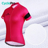 TENUE VÉLO DE ROUTE ROSE - ÉLÉGANCE+ Tenue de cyclisme été CycloPro 