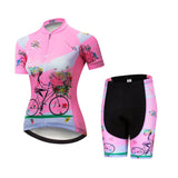 tenue velo de route rose happy 1