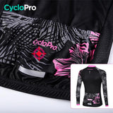 Camisa longa de ciclismo natural - inverno