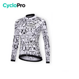 Jersey de bicicleta feminina de inverno - animais de estimação+ - Destocking