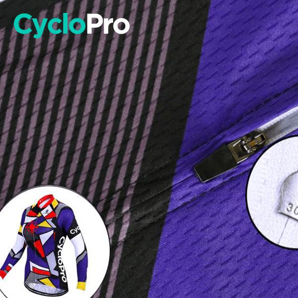 Mosaic Ciclismo Longa Jersey - Inverno