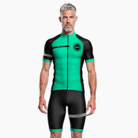 tenue cycliste ete eklips turquoise