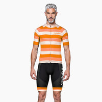 tenue cycliste ete evasion orange