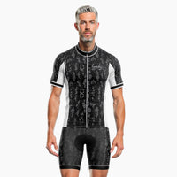 tenue cycliste ete pixel -gris
