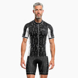 tenue cycliste ete pixel -gris