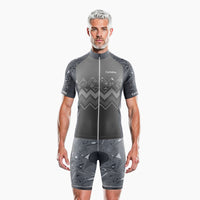 tenue cycliste ete wave grise