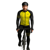 tenue cycliste hiver jaune atom 6