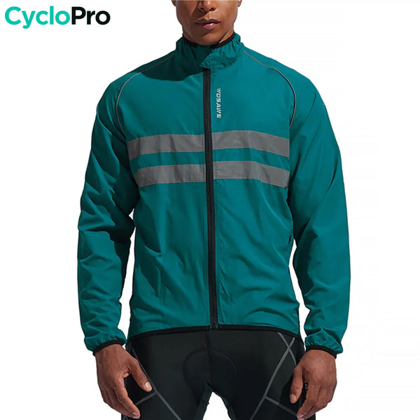 Jaqueta de pára -brisa de ciclismo masculina - Lighty - Destocking