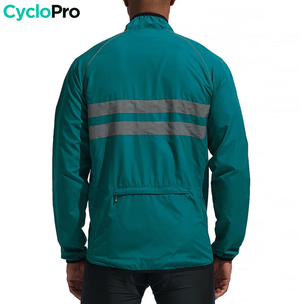 veste coupe vent cyclisme dos