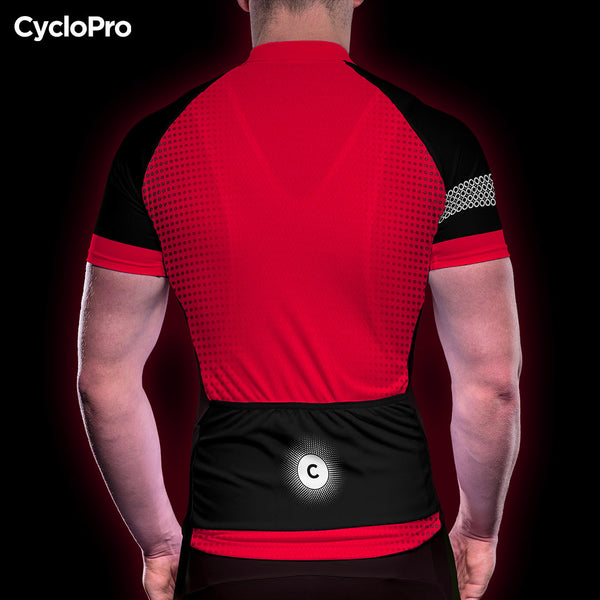 Roupa de ciclismo de verão vermelho - coleção Eklïps - Destockage