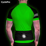 Roupa de ciclismo de verão verde - coleção Eklïps