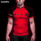 Roupa de ciclismo de verão vermelho - coleção Eklïps - Destockage