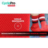 Chaussettes pour cycliste Noire Chaussettes respirantes X-TIGER Official Store 