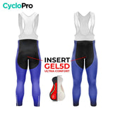 COLLANT CYCLISTE AUTOMNE HOMME BLUE - DIMENSION+ cuissard long homme GT-Cycle Outdoor Store 