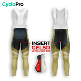 COLLANT CYCLISTE AUTOMNE HOMME JAUNE - SNOW+ cuissard long homme GT-Cycle Outdoor Store 