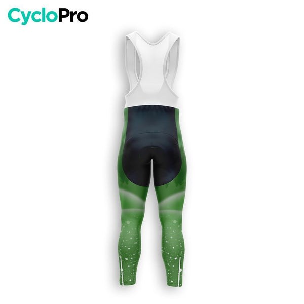 COLLANT CYCLISTE AUTOMNE HOMME VERT - SNOW+ cuissard long homme GT-Cycle Outdoor Store 