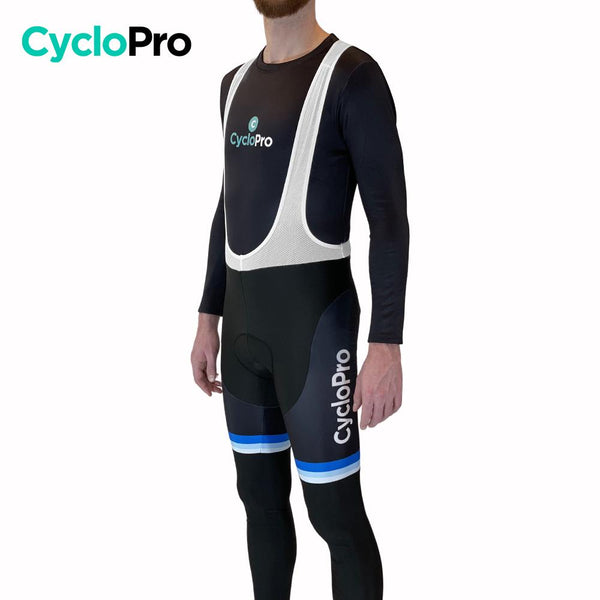 COLLANT CYCLISTE BLEU ÉVASION+ - AUTOMNE - HOMME cuissard long homme GT-Cycle Outdoor Store 