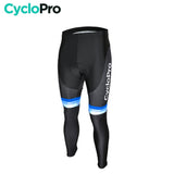 COLLANT CYCLISTE BLEU ÉVASION+ - AUTOMNE - HOMME cuissard long homme GT-Cycle Outdoor Store XS Sans Bretelles 